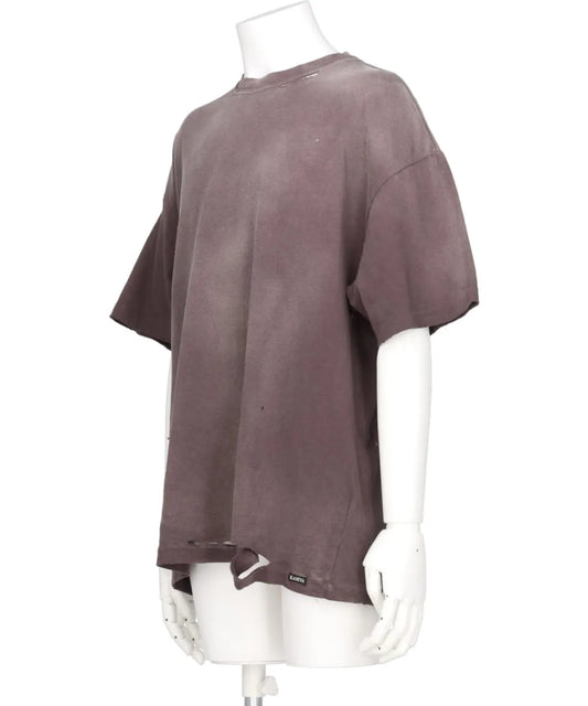 "KMY-SNAKE" DISTRESSED TEE