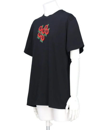 CLUSTER ROSE LOGO PRINT SHORT SLEEVE T-SHIRT