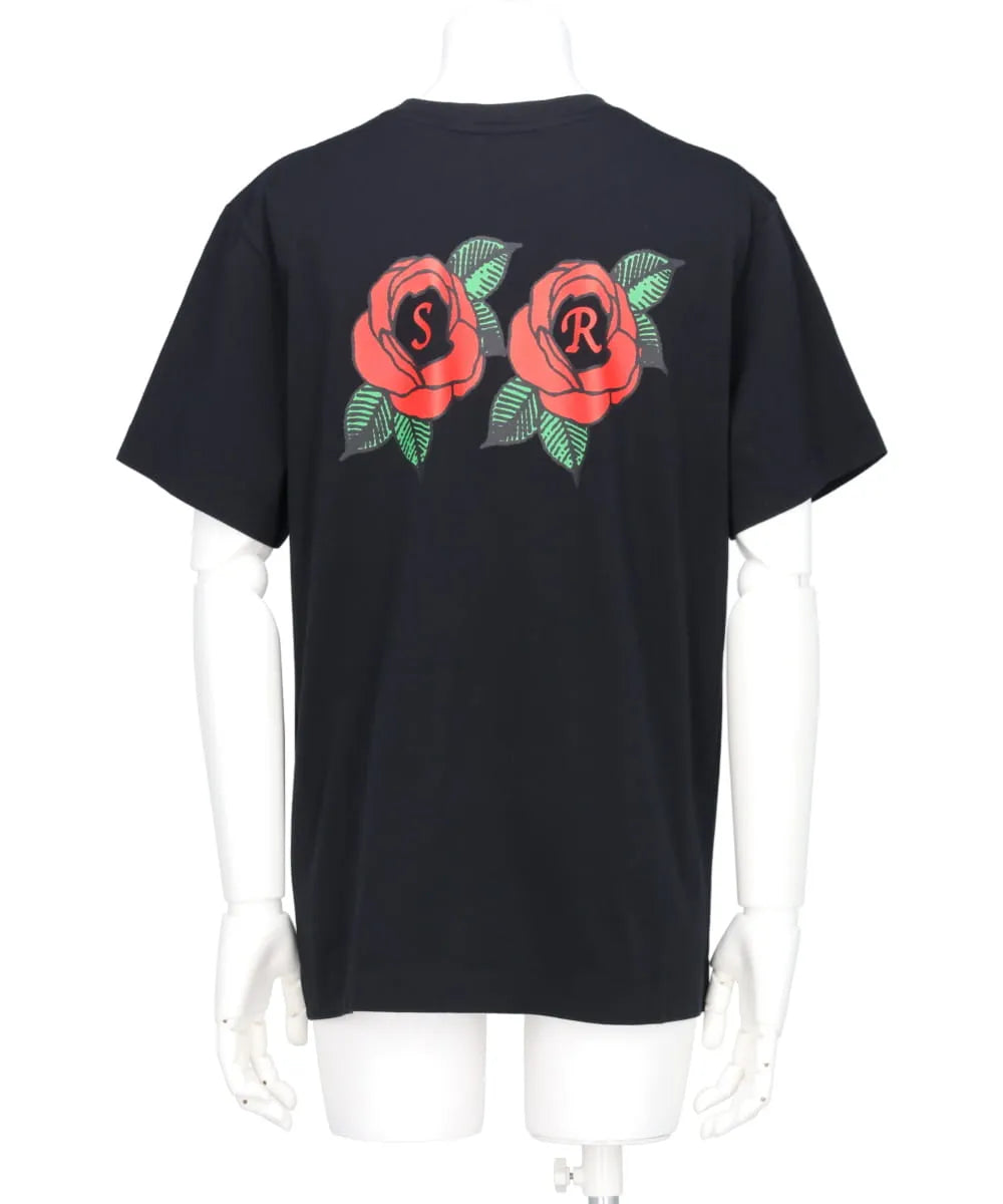 CLUSTER ROSE LOGO PRINT SHORT SLEEVE T-SHIRT