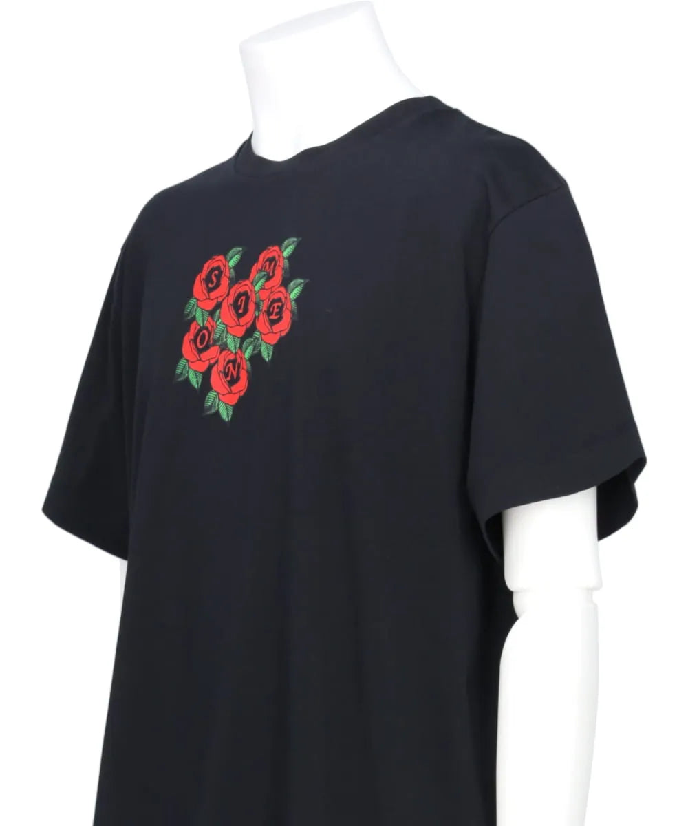 CLUSTER ROSE LOGO PRINT SHORT SLEEVE T-SHIRT