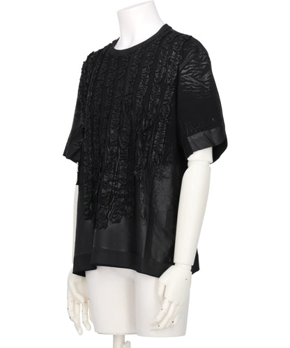 RUFFLE PRINT T-SHIRTS