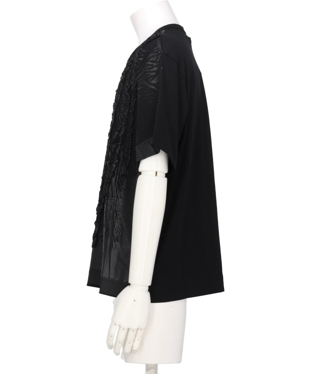 RUFFLE PRINT T-SHIRTS