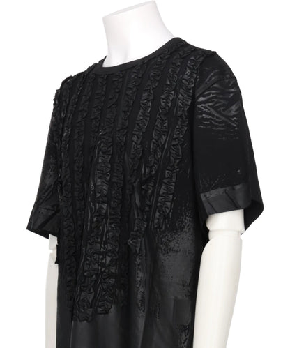 RUFFLE PRINT T-SHIRTS