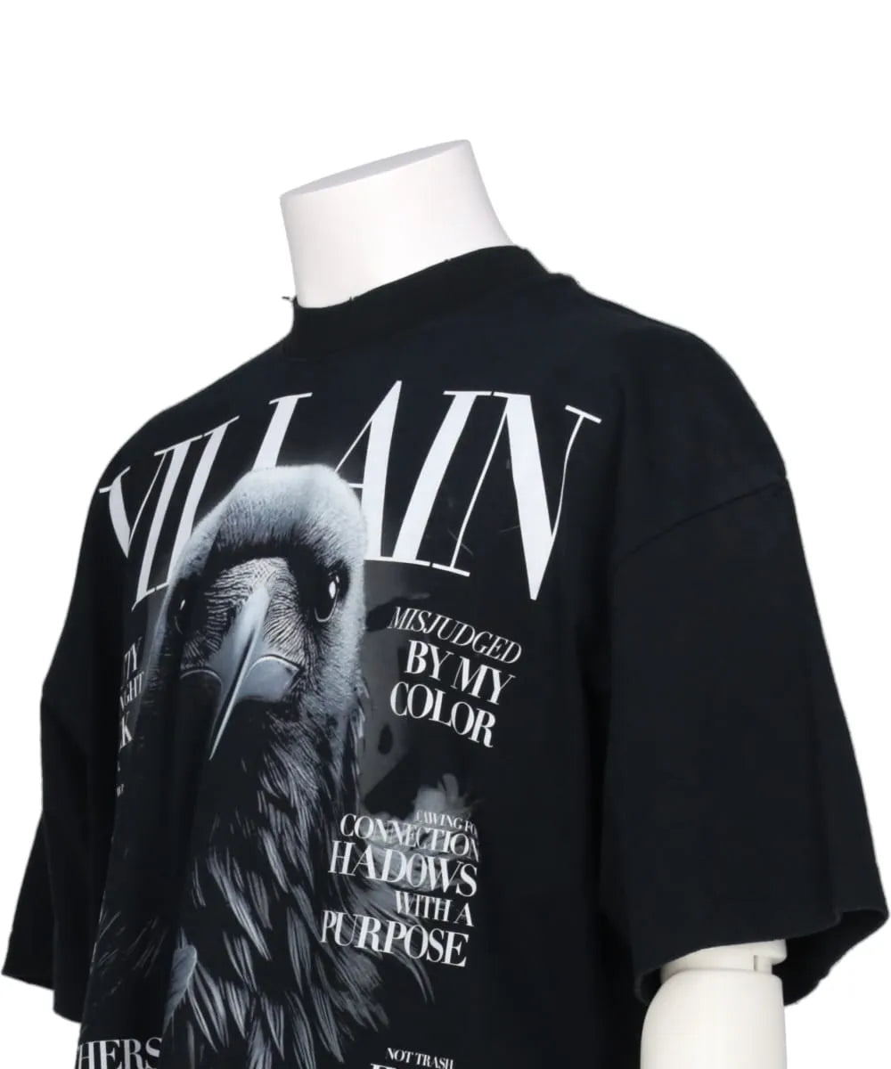 VILLAIN COVER PRINT T-SHIRT