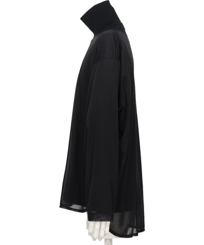 LAYERD HIGH NECK LONG SLEEVE PRINT T