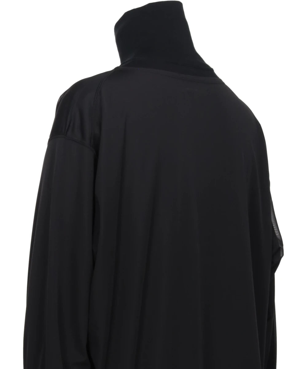 LAYERD HIGH NECK LONG SLEEVE PRINT T