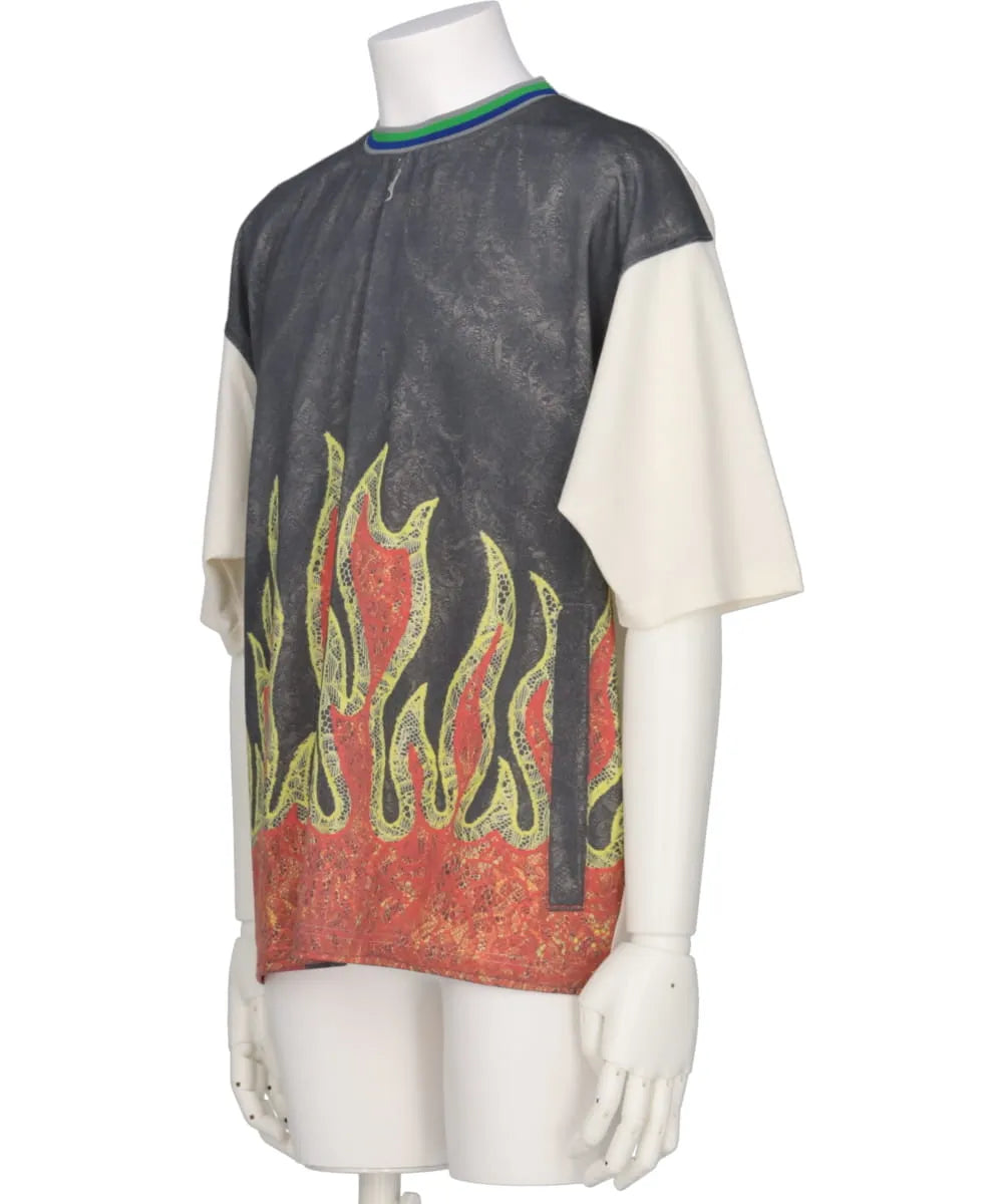 PHOTO GRAPHIC T-SHIRT (FIRE LACE)