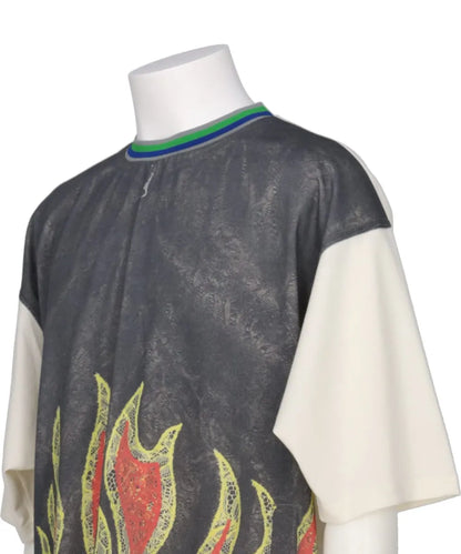PHOTO GRAPHIC T-SHIRT (FIRE LACE)