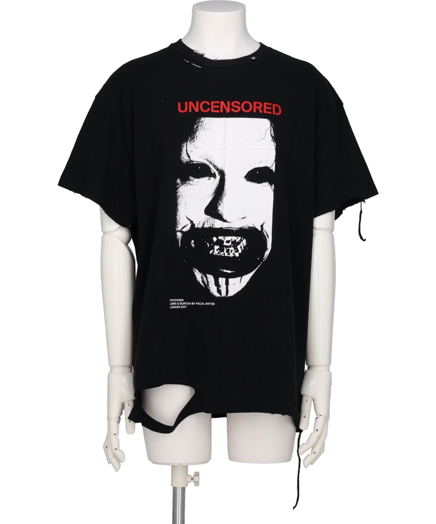 MATIÈRES FÉCALES(マチエール・フェカル)UNISEX UNCENSORED TEE KNIT