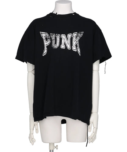 MATIÈRES FÉCALES(マチエール・フェカル)UNISEX PUNK TEE KNIT