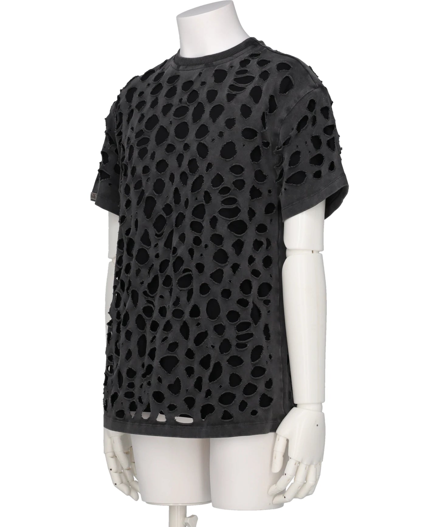 T-SHIRT DISTRESSED  BLACK