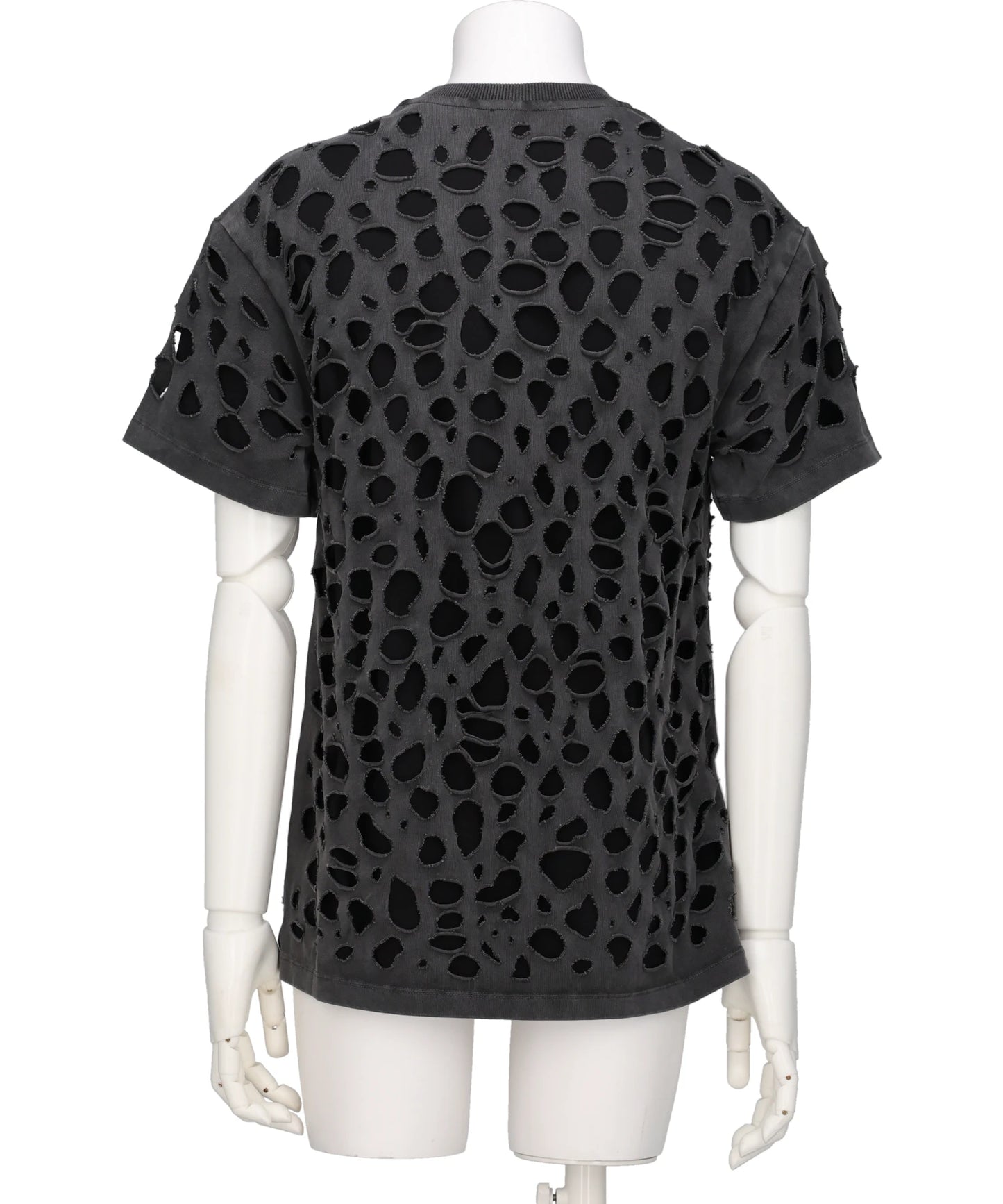 T-SHIRT DISTRESSED  BLACK