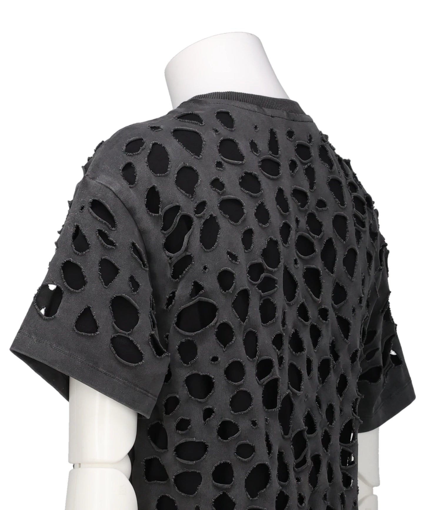 T-SHIRT DISTRESSED  BLACK