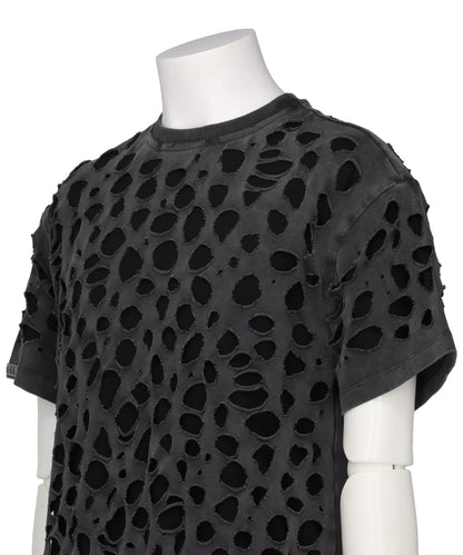 T-SHIRT DISTRESSED  BLACK