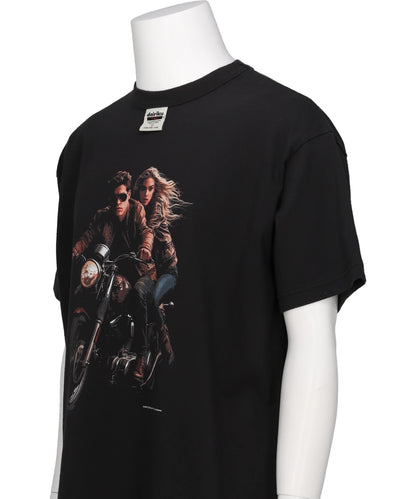 "AVEC BIKERS" H-S TAG TEE