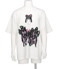 KIDILL(キディル) 2026SS LOUISE RIBBON T-SHIRT KL1091