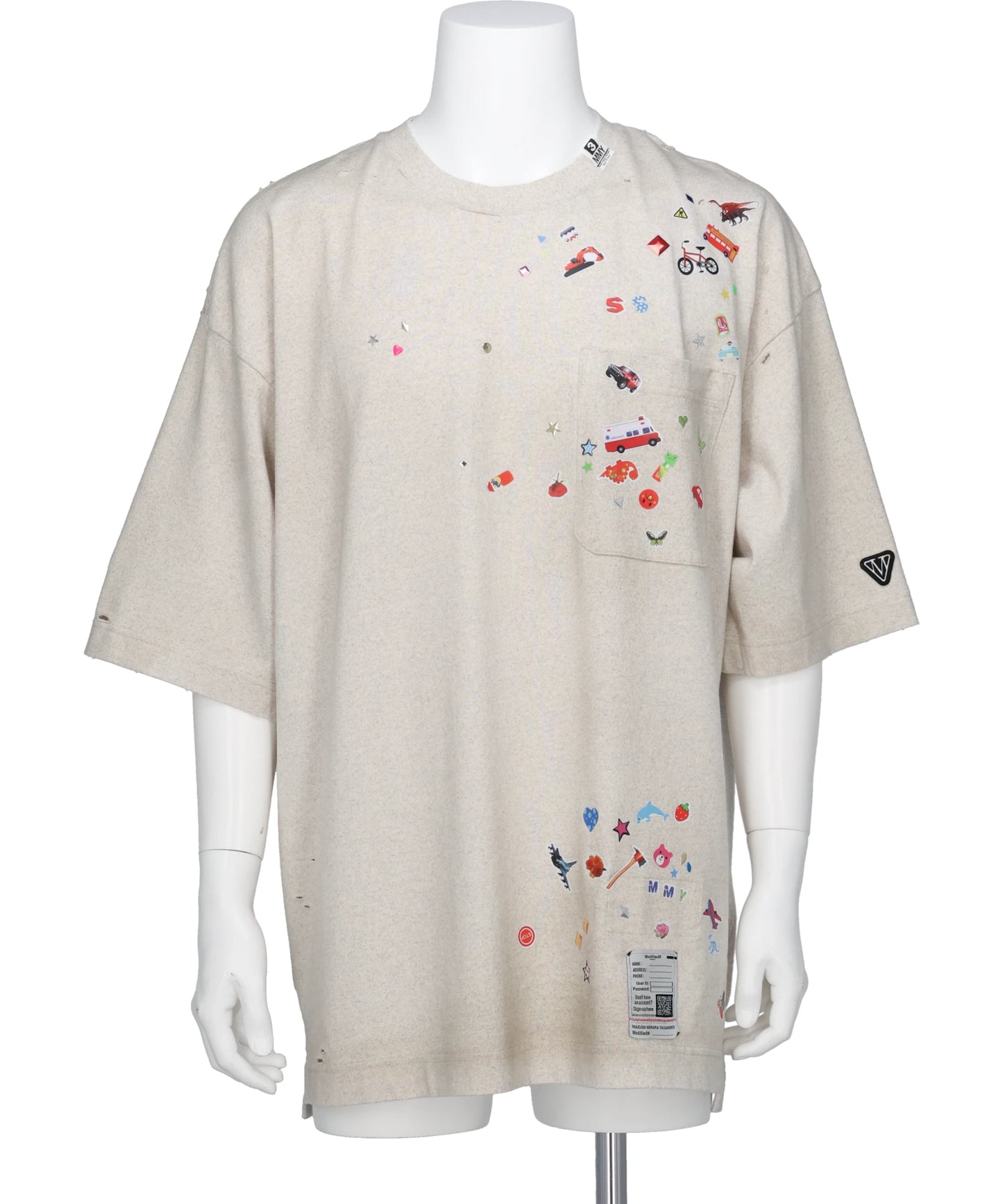 Maison MIHARA YASUHIRO(メゾンミハラヤスヒロ) 2026SS KIDS STICKER TEE J16TS821