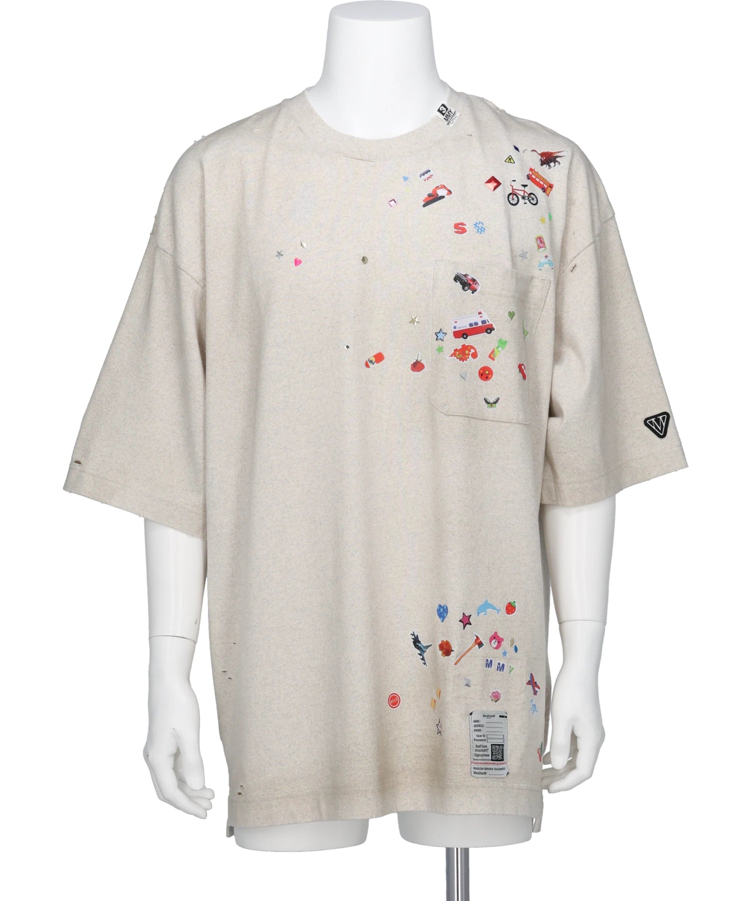 Maison MIHARA YASUHIRO(メゾンミハラヤスヒロ) 2026SS KIDS STICKER TEE J16TS821