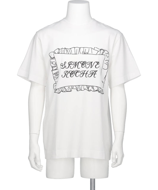 Simone Rocha(シモーネ ロシャ) 2026SS PILLOWCASE LOGO PRINT T-SHIRT 96762341004