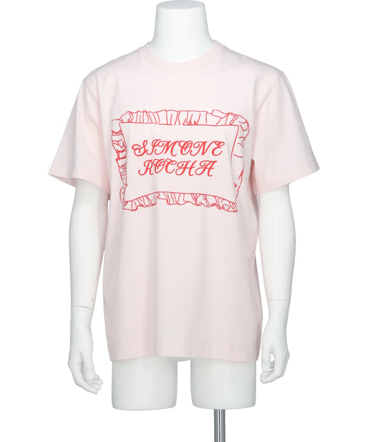 Simone Rocha(シモーネ ロシャ) 2026SS PILLOWCASE LOGO PRINT T-SHIRT 96762341004