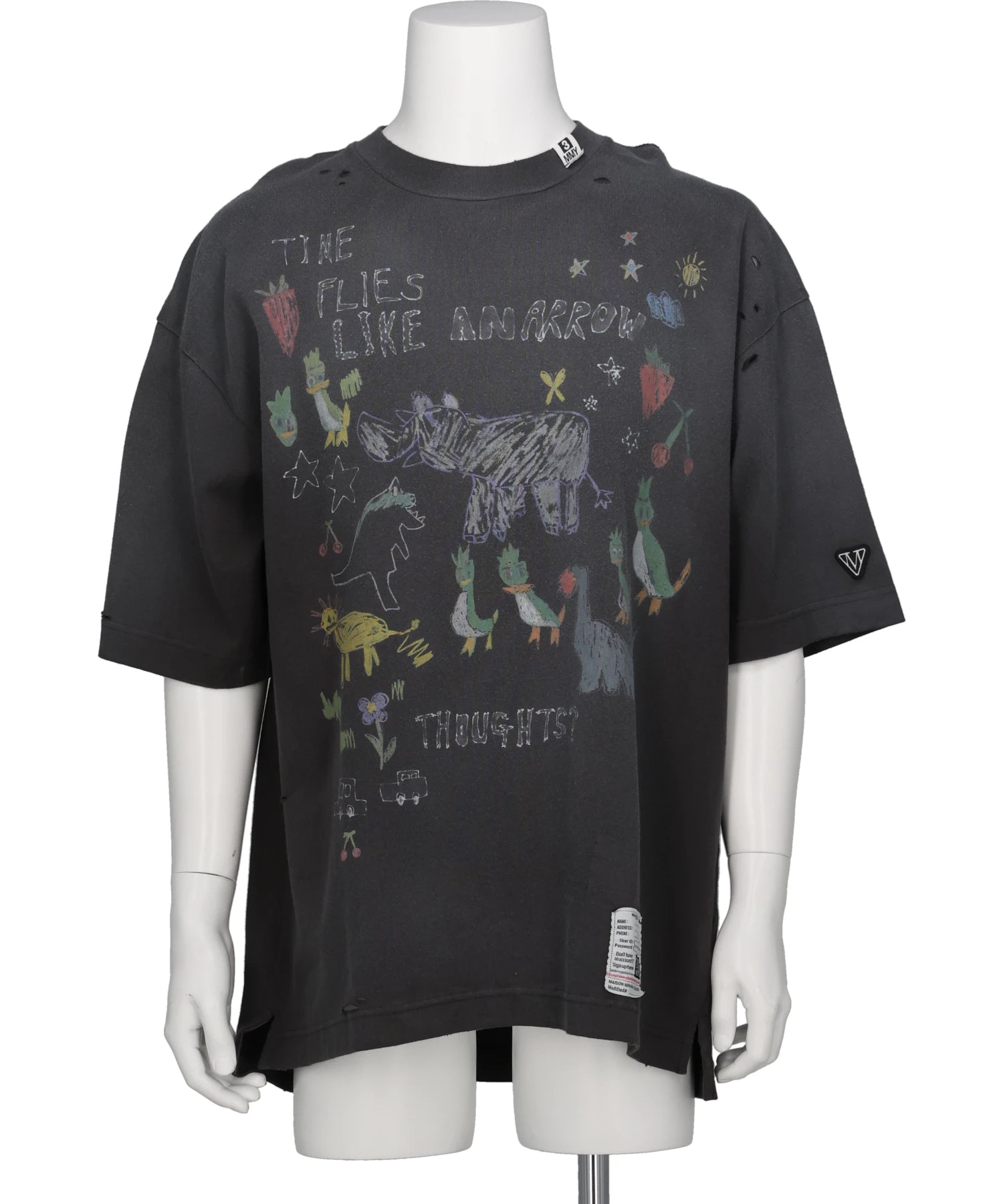 Maison MIHARA YASUHIRO(メゾンミハラヤスヒロ) 2026SS KIDS DOODLE PRINTED T-SHIRT J16TS831