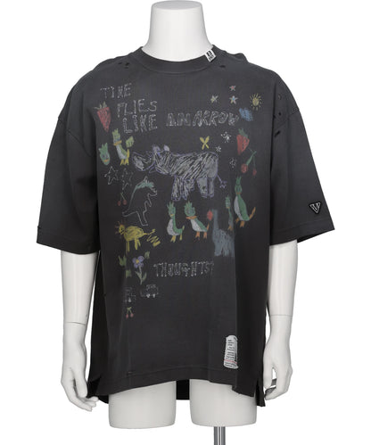 Maison MIHARA YASUHIRO(メゾンミハラヤスヒロ) 2026SS KIDS DOODLE PRINTED T-SHIRT J16TS831