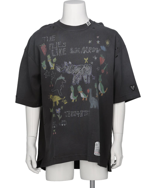 Maison MIHARA YASUHIRO(メゾンミハラヤスヒロ) 2026SS KIDS DOODLE PRINTED T-SHIRT J16TS831