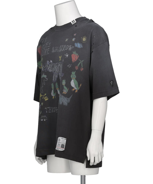 KIDS DOODLE PRINTED T-SHIRT