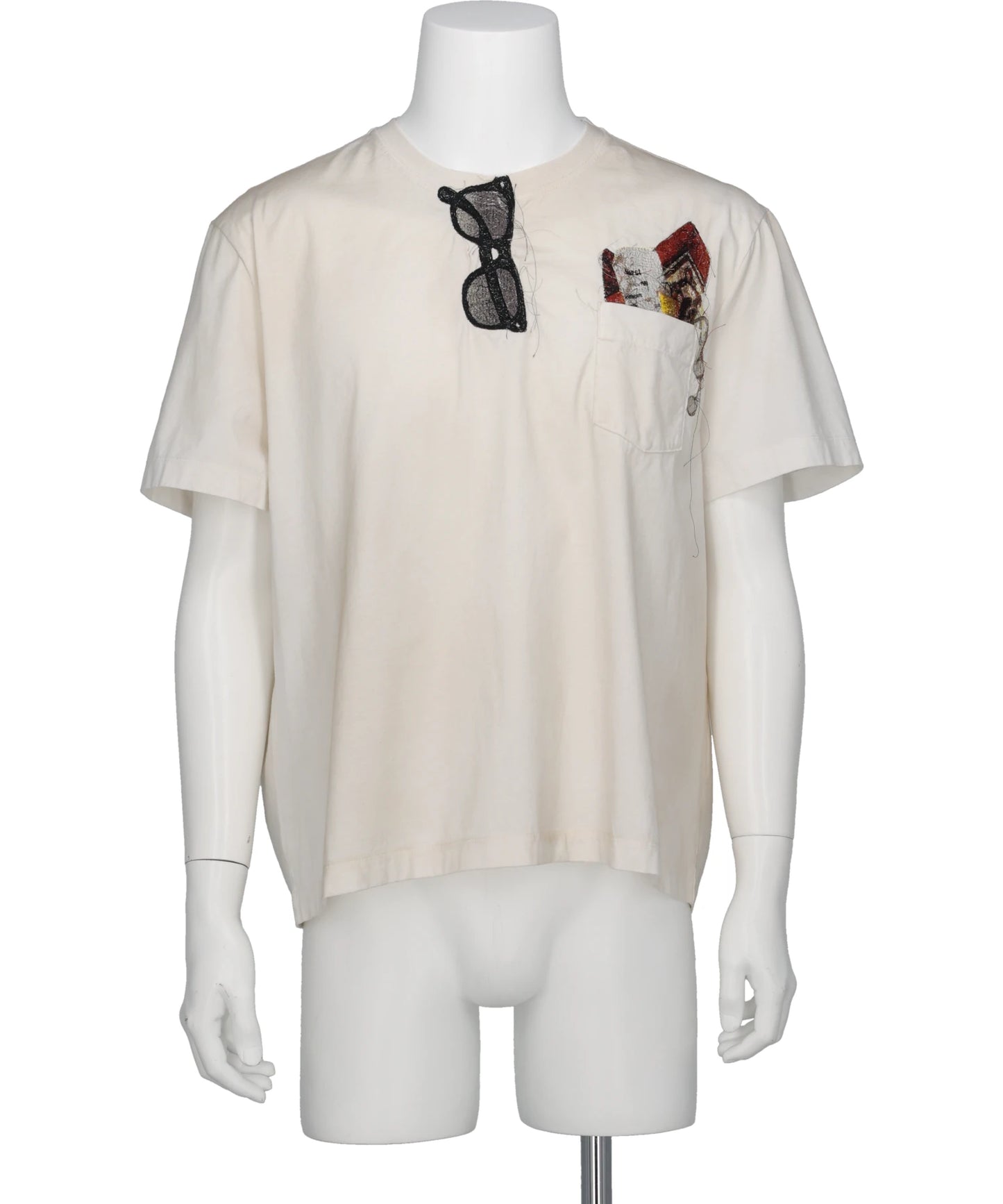 doublet（ダブレット）TROMPE L’OEIL EMBROIDERY T-SHIRT