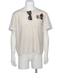 doublet（ダブレット）TROMPE L’OEIL EMBROIDERY T-SHIRT