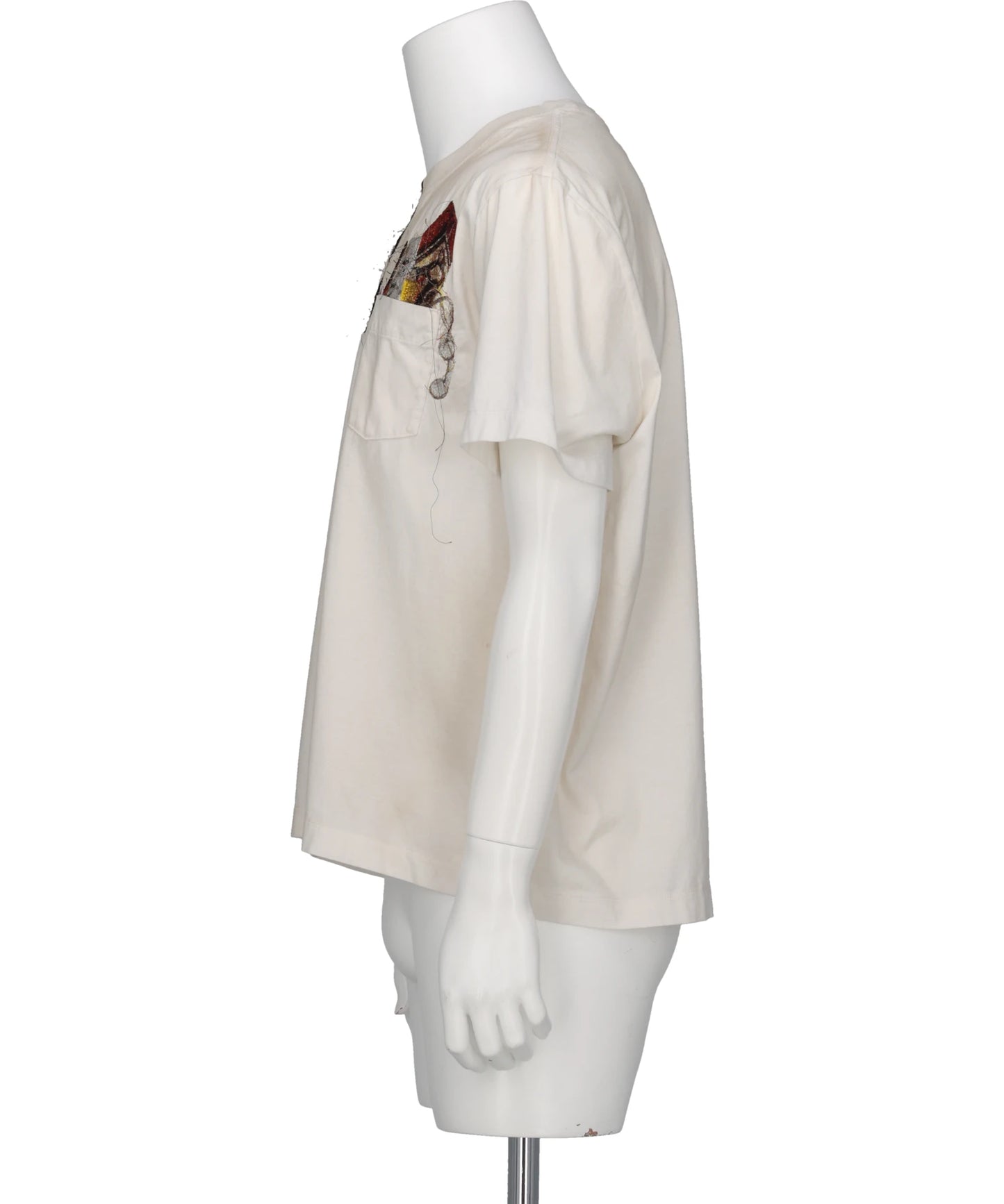 TROMPE L’OEIL EMBROIDERY T-SHIRT