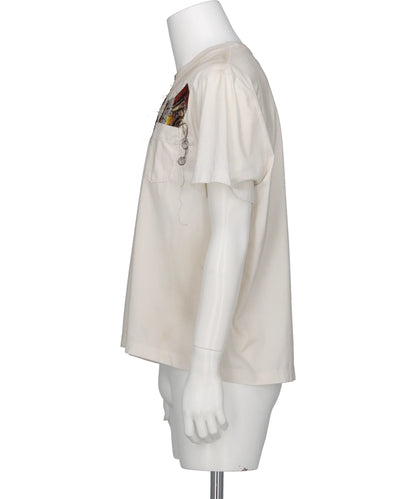 TROMPE L’OEIL EMBROIDERY T-SHIRT