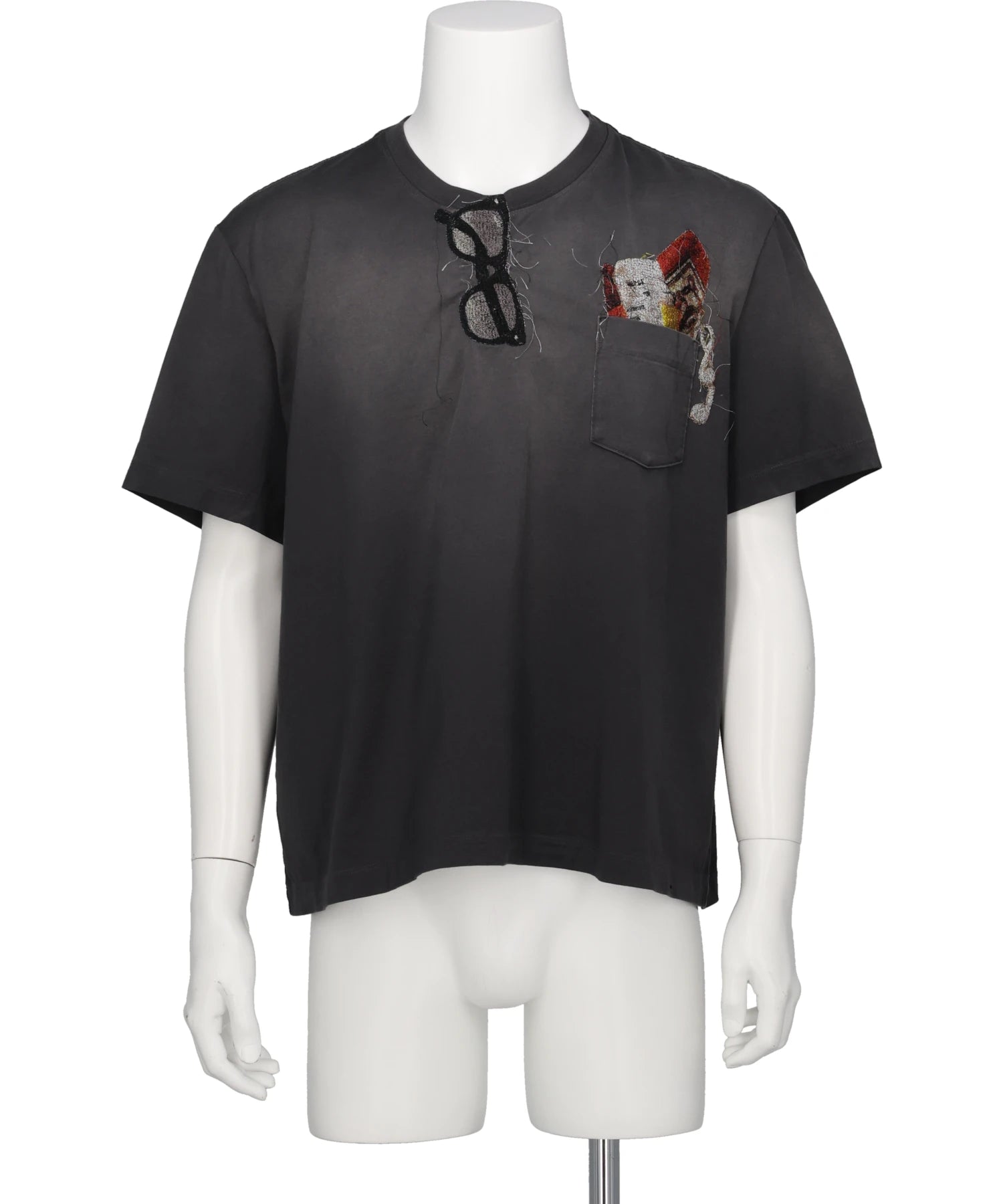 doublet（ダブレット）TROMPE L’OEIL EMBROIDERY T-SHIRT
