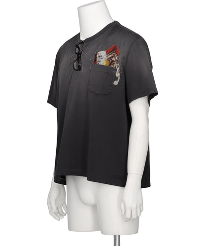 TROMPE L’OEIL EMBROIDERY T-SHIRT