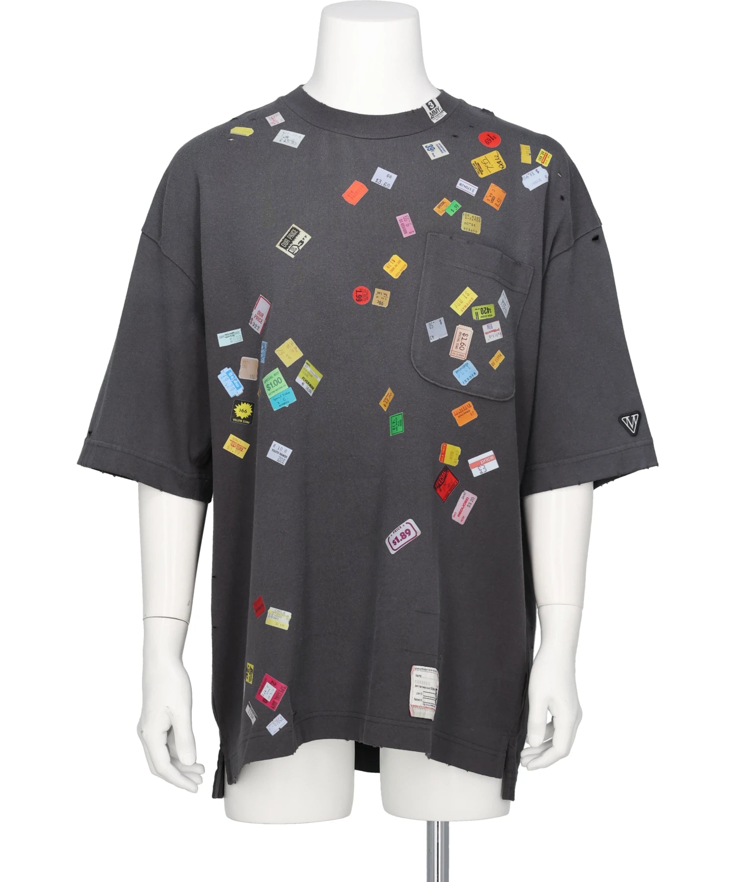 Maison MIHARA YASUHIRO(メゾンミハラヤスヒロ) PRICE STICKER TEE