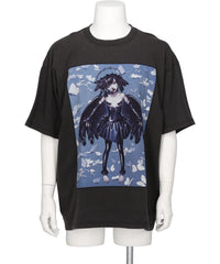 KIDILL(キディル) 2026AW BLACK ANGEL T-SHIRT BIOWASHED ARTWORK BY TREVOR BROWN