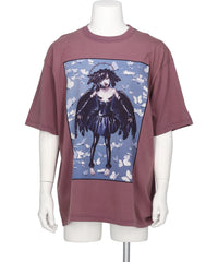 KIDILL(キディル) 2026AW BLACK ANGEL T-SHIRT BIOWASHED ARTWORK BY TREVOR BROWN KL1151