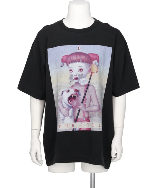 THE FOOL T-SHIRT BIOWASHED ARTWORK BY TREVOR BROWN