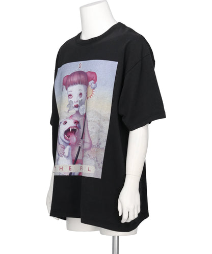 THE FOOL T-SHIRT BIOWASHED ARTWORK BY TREVOR BROWN
