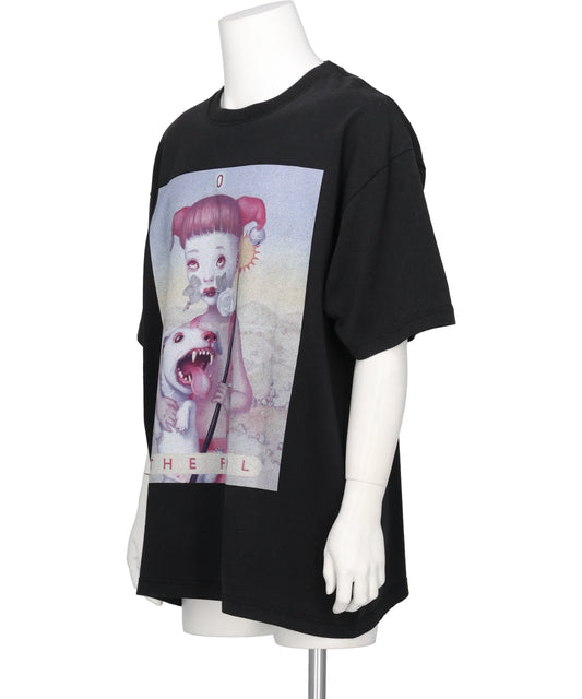 THE FOOL T-SHIRT BIOWASHED ARTWORK BY TREVOR BROWN