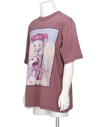 THE FOOL T-SHIRT BIOWASHED ARTWORK BY TREVOR BROWN
