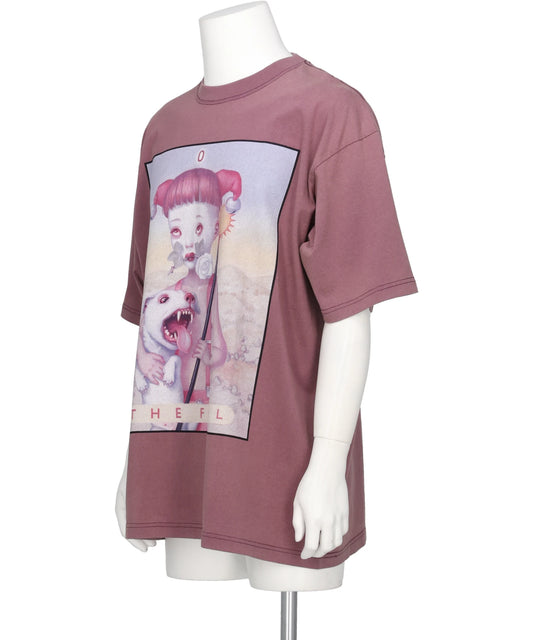 THE FOOL T-SHIRT BIOWASHED ARTWORK BY TREVOR BROWN
