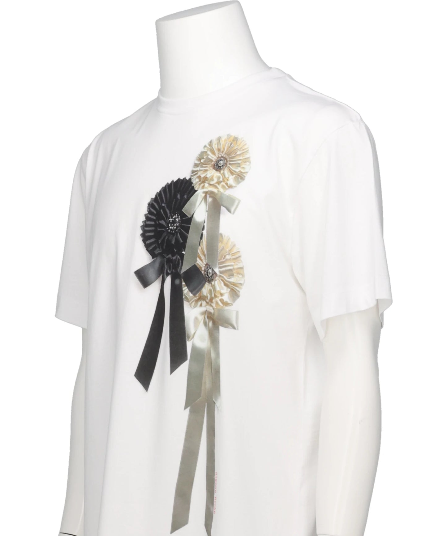 RIBBON ROSETTE PRINT T-SHIRT