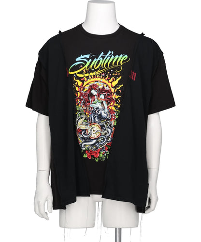 DISCOVERED(ディスカバード) NEWSED / WIDE BAND TEE DC-NS-T-01-140