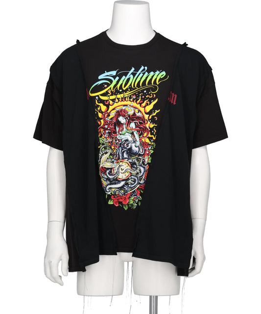 DISCOVERED(ディスカバード) NEWSED / WIDE BAND TEE DC-NS-T-01-140