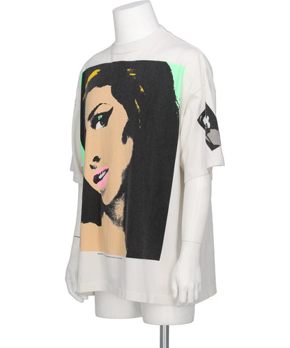 AMY SS T-SHIRT/BACK TO BLK