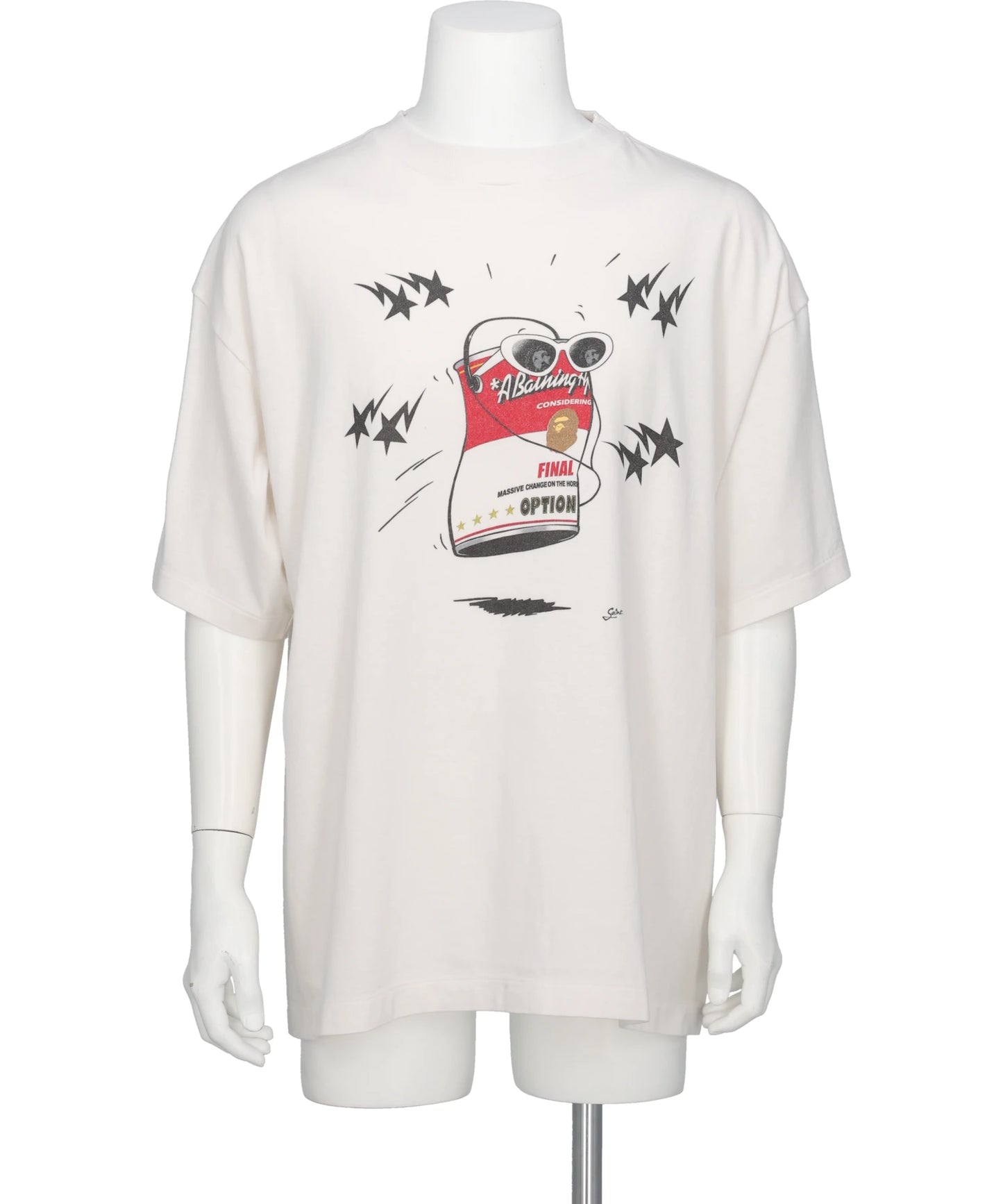 SAINT Mxxxxxx（セント マイケル)BAPE SS T-SHIRT/JUMP