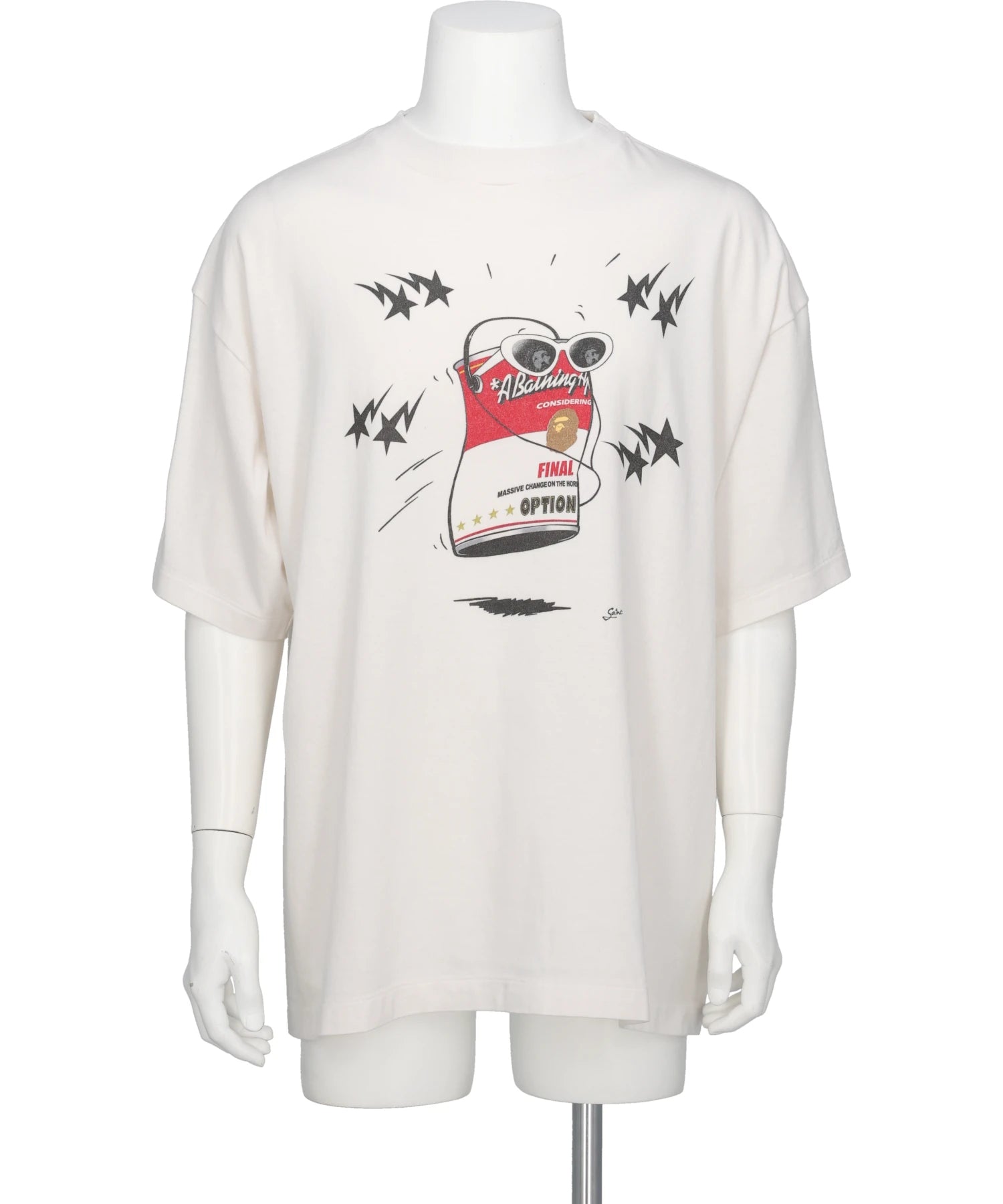 SAINT Mxxxxxx（セント マイケル)BAPE SS T-SHIRT/JUMP