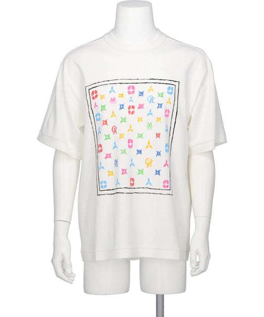 amok(アモク)HAND PAINT MONOGRAM TEE