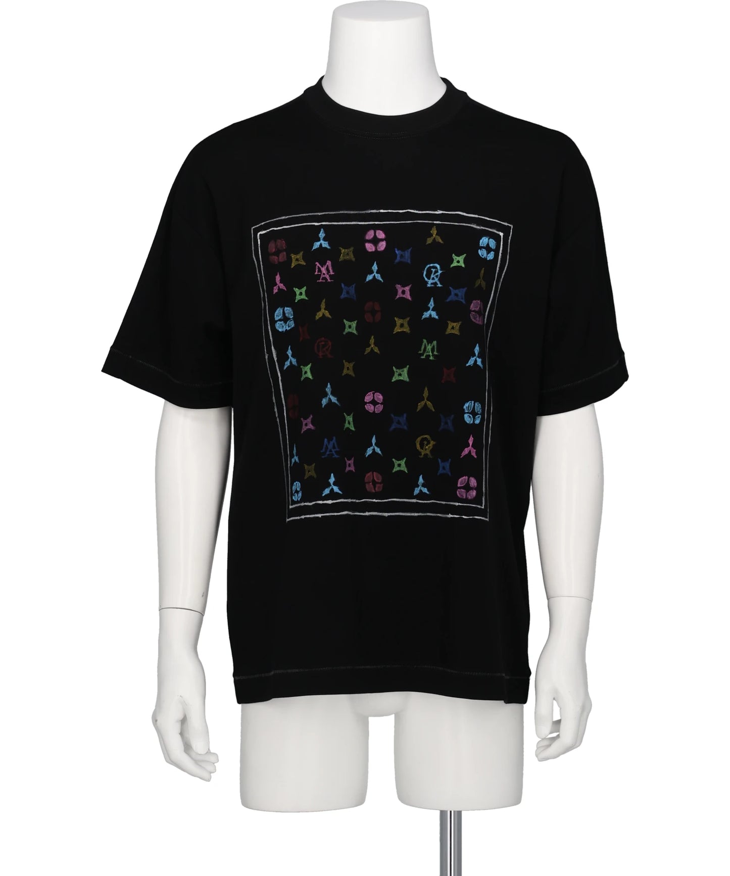 amok(アモク)HAND PAINT MONOGRAM TEE